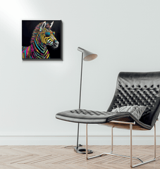 Graceful Zebra Stripes Canvas - Beyond T-shirts