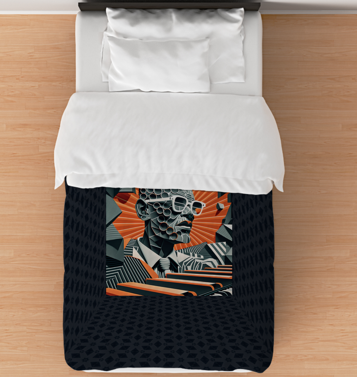 Retro Radio Duvet Cover