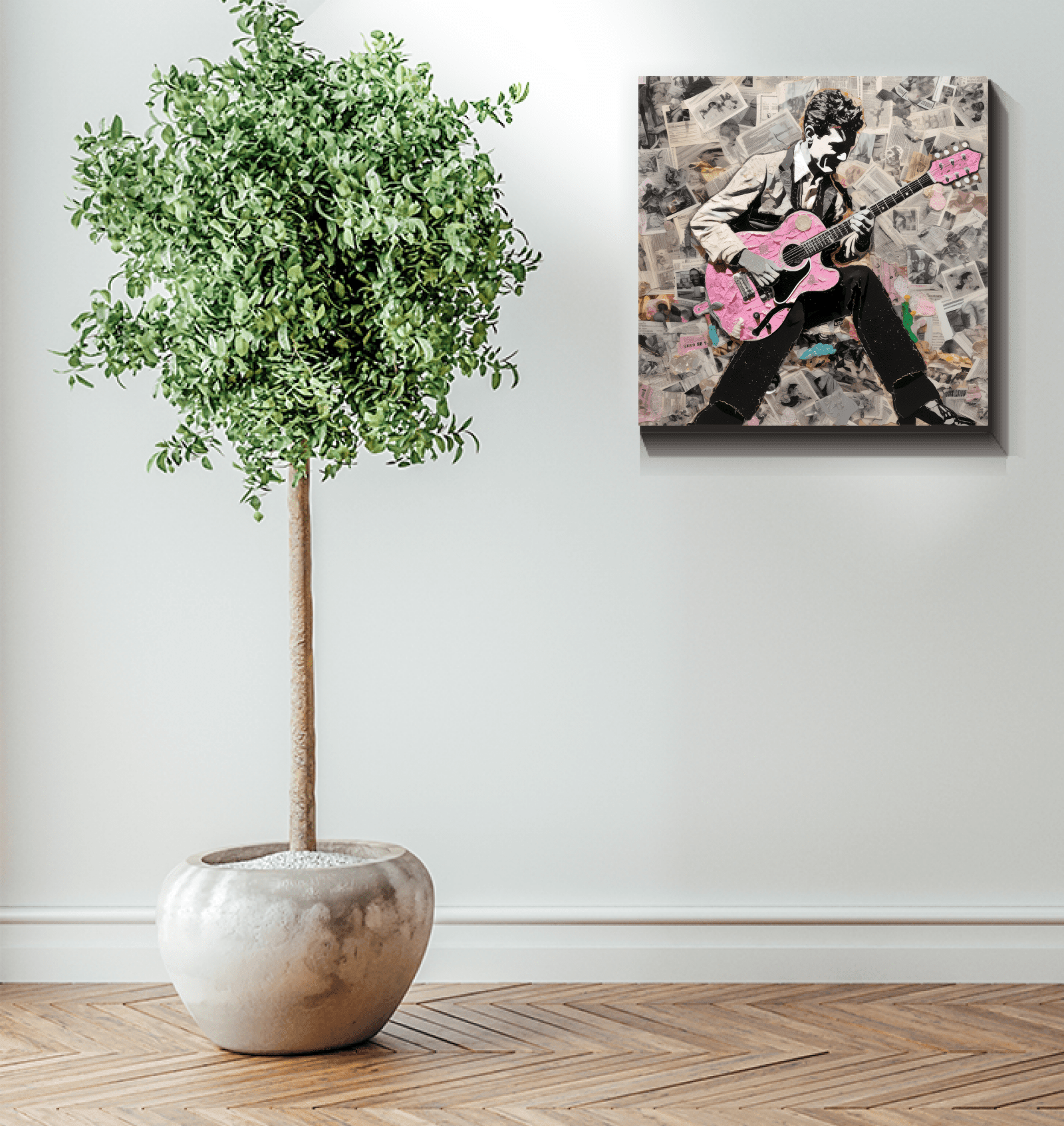 Euphoric Resonance Wrapped Canvas Notes Of Bliss - Beyond T-shirts
