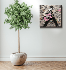 Euphoric Resonance Wrapped Canvas Notes Of Bliss - Beyond T-shirts