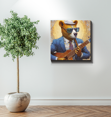 Bear's Forest Retreat Wrapped Canvas