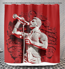 Metal Mayhem Shower Curtain