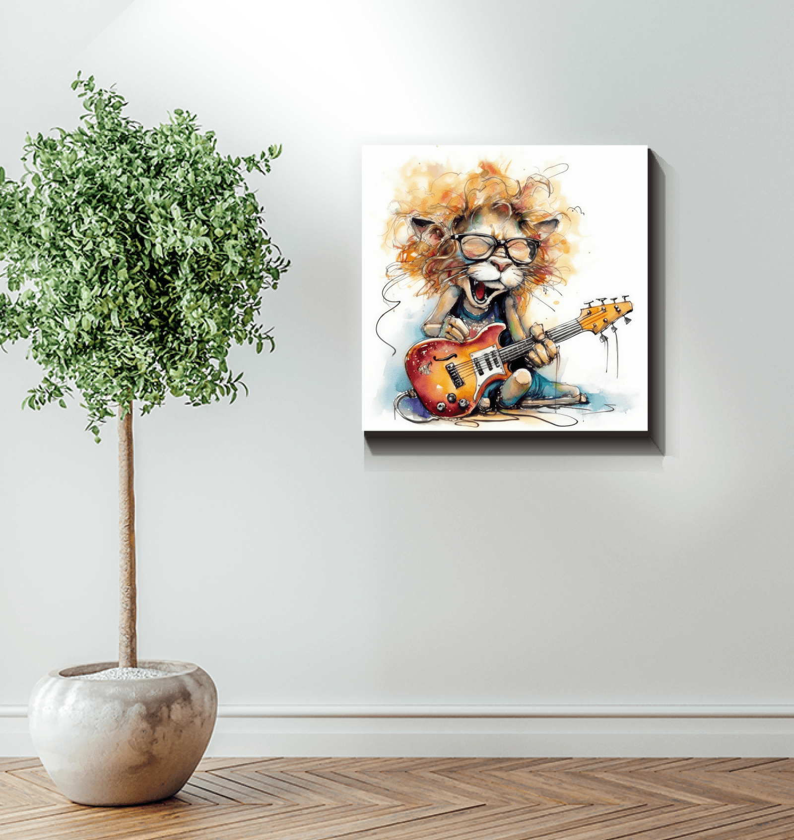 Melodious Mischief Caricature Canvas Art - Beyond T-shirts