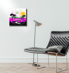 Majestic Mountain Marvel Landscape Canvas Art