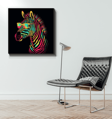 Monochrome Safari Canvas Print - Beyond T-shirts