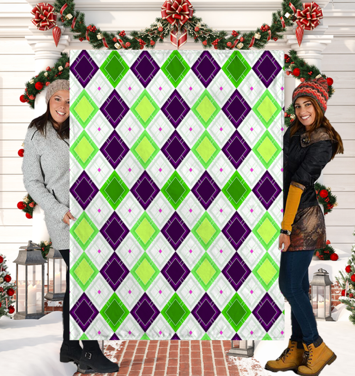 Dazzling Diamond Dreams Sherpa Blanket