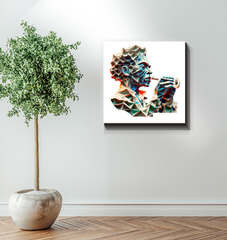 Lyrical Luminescence Wrapped Canvas