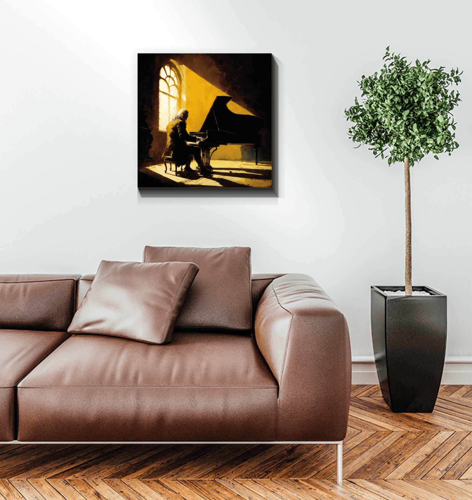 Saxophone Serenade - Jazz Music Canvas Print - Beyond T-shirts