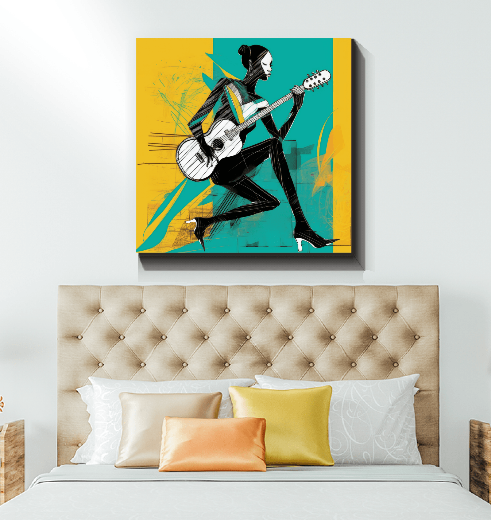 Fashionable Serenade Canvas Print - Beyond T-shirts