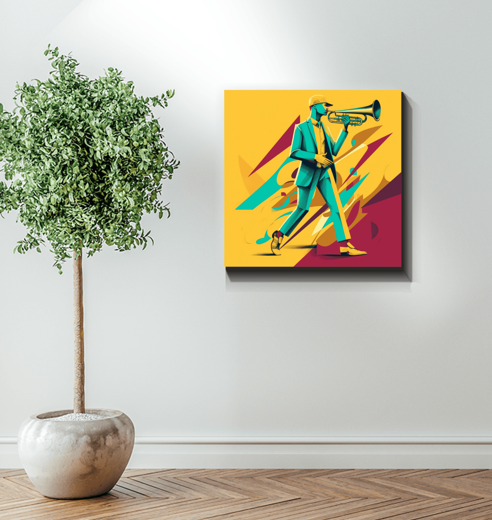 Jazzed Up Elegance Canvas Print - Beyond T-shirts