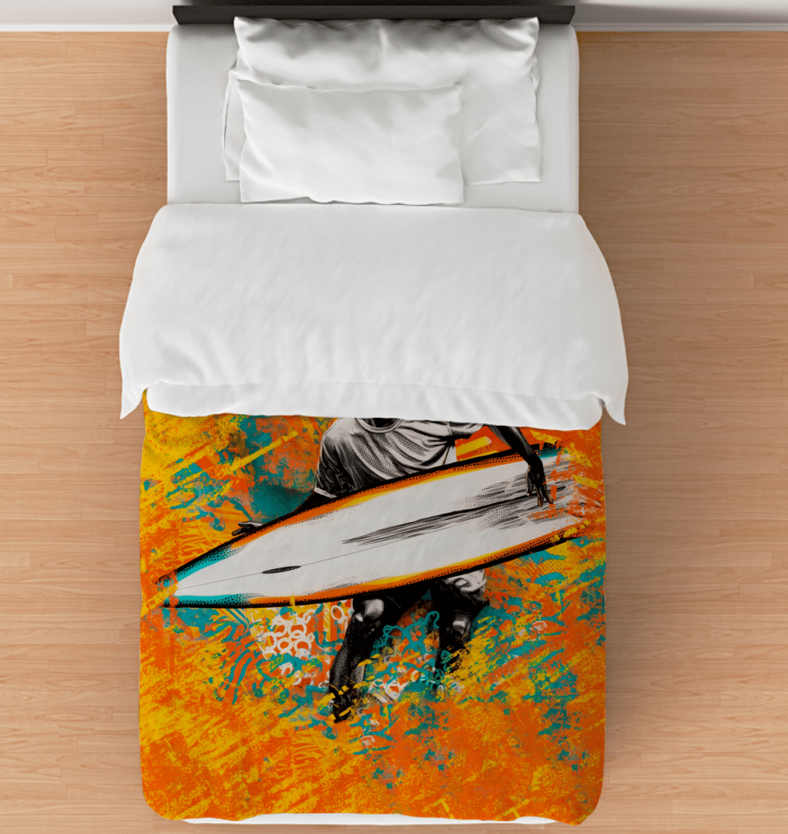 Sunset Surfing Dreams Comforter Set - Beyond T-shirts