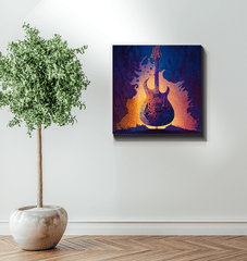 Symphony of Colors - Abstract Music Canvas - Beyond T-shirts