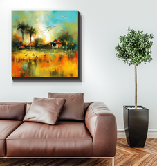Rolling Meadows Wrapped Canvas