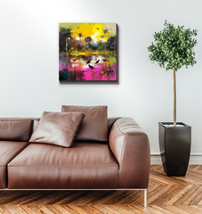 Rolling Hills Landscape Wrapped Canvas