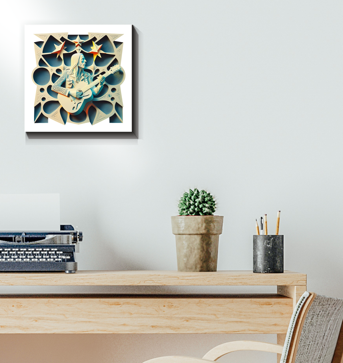 Lyrical Luminescence Wrapped Canvas