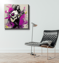 Rhythms of Life Minimalist Abstract Wrapped Canvas