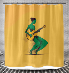 Jazzed-Up Elegance Shower Curtain - Beyond T-shirts