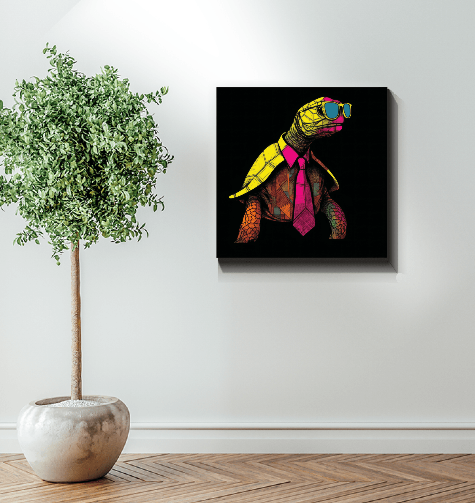Tranquil Sea Turtle Canvas Art - Beyond T-shirts
