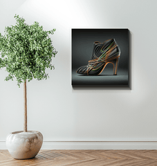 Innovative Steps - Futuristic Shoe Canvas Print - Beyond T-shirts