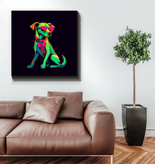 Pawfect Friendship Canvas Artwork - Beyond T-shirts