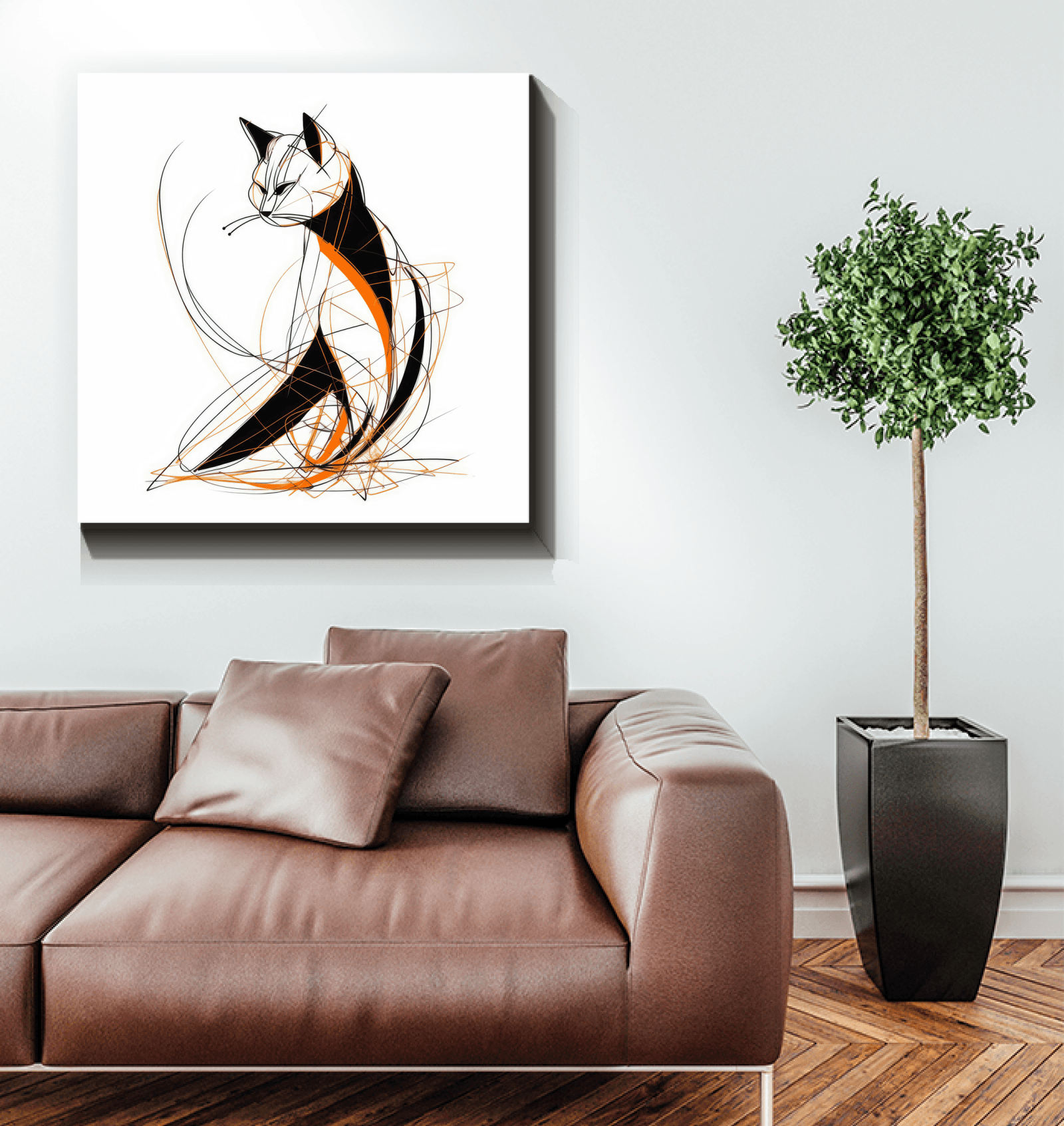 Majestic Persian Cat Royal Pose Canvas - Beyond T-shirts