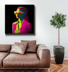 Glamour in Style Canvas Art - Beyond T-shirts