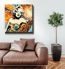 Ocean wave design on Surfing 5 08 Canvas
