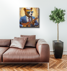 Bear's Forest Retreat Wrapped Canvas