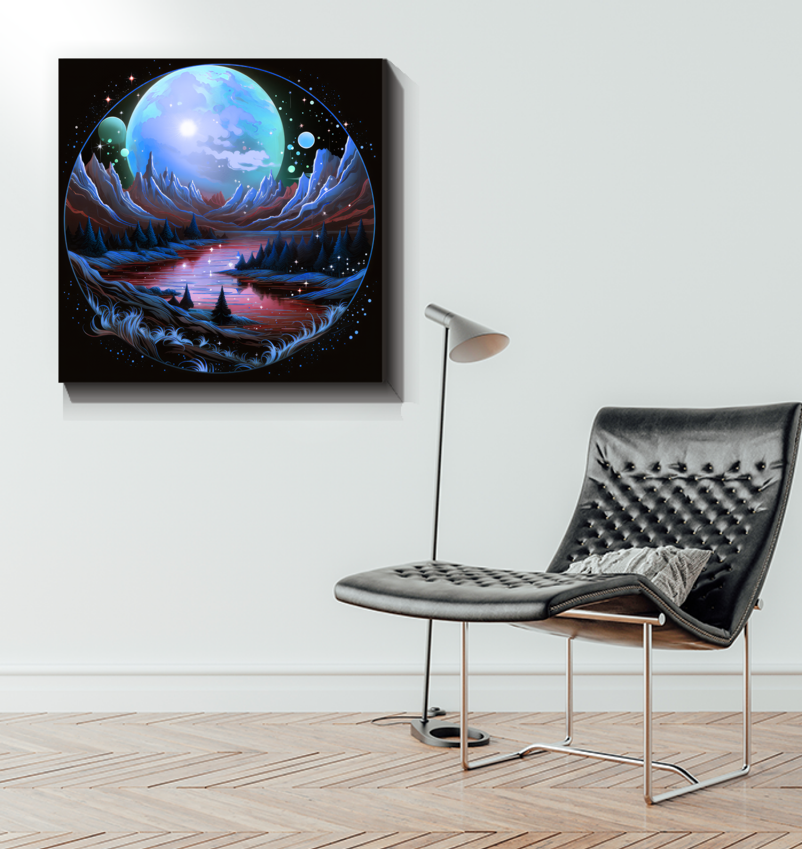 Majestic Maples Autumn Landscape Canvas