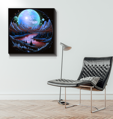 Majestic Maples Autumn Landscape Canvas