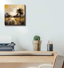 Mountain Art Majesty Landscape Wrapped Canvas