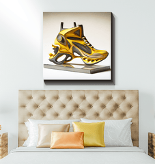 Futuristic Footsteps - Shoe Design Canvas - Beyond T-shirts