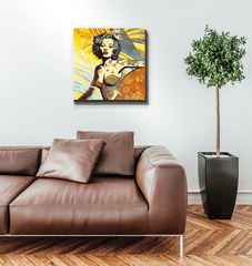 Vibrant ocean scene on Surfing 5 28 Canvas