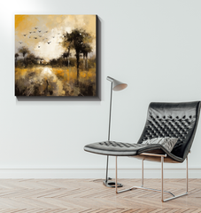 Mountain Art Majesty Landscape Wrapped Canvas