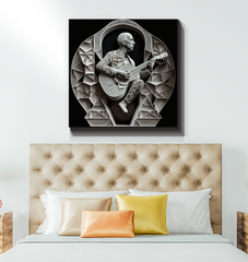 Electronic Waveform Wrapped Canvas