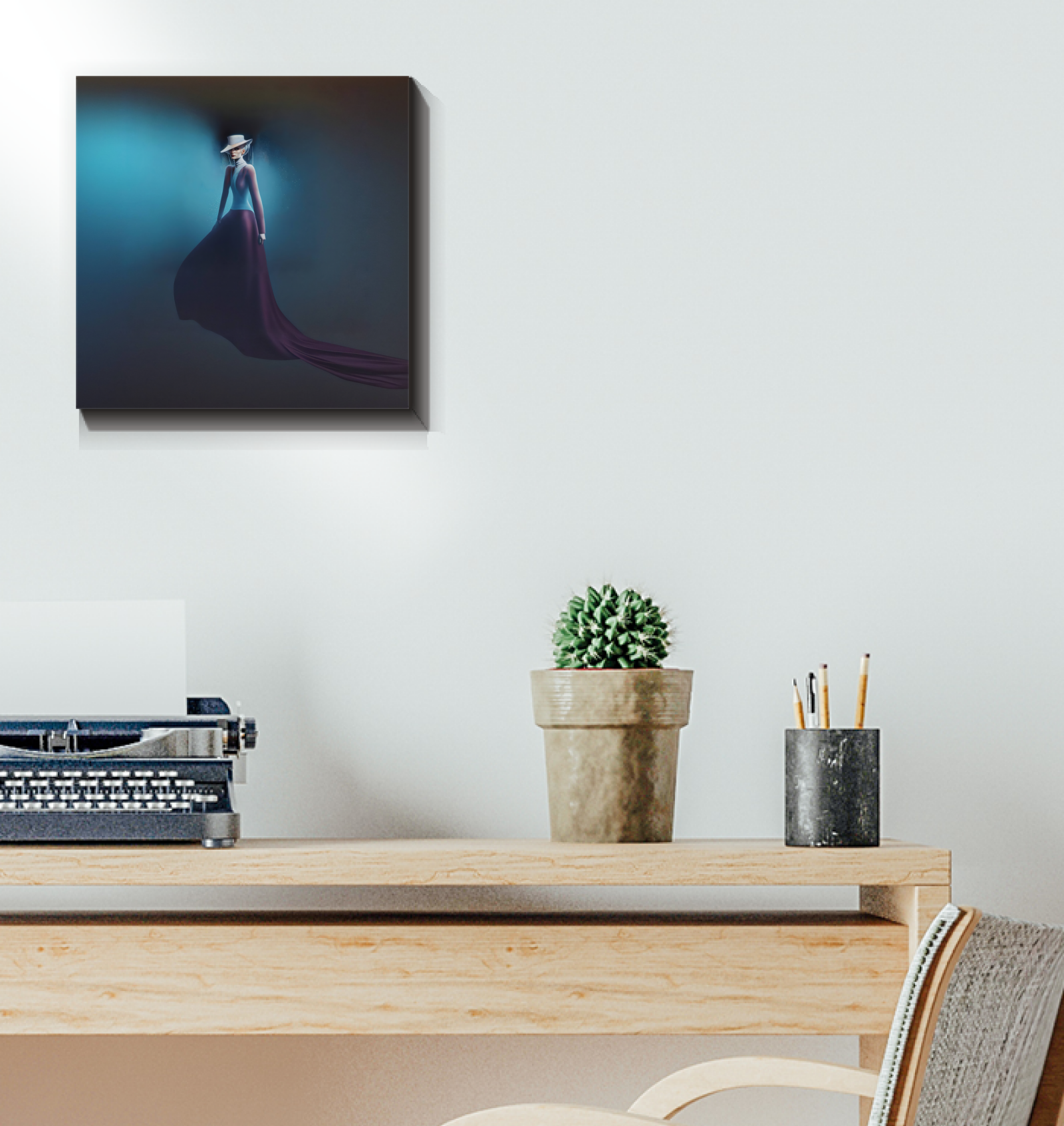 Elegant Abstract Wrapped Canvas - Infinite Dreams Artwork