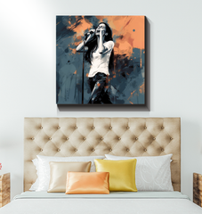 Abstract Tranquility Minimalist Abstract Wrapped Canvas
