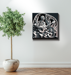 Tropical Salsa Wrapped Canvas