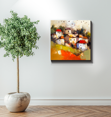Wildflower Meadow Wrapped Canvas