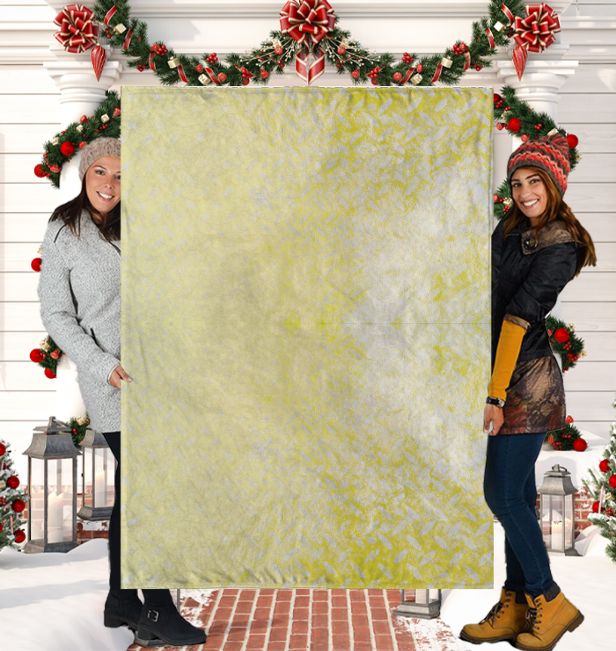 Velour Velocity Texture Sherpa Blanket