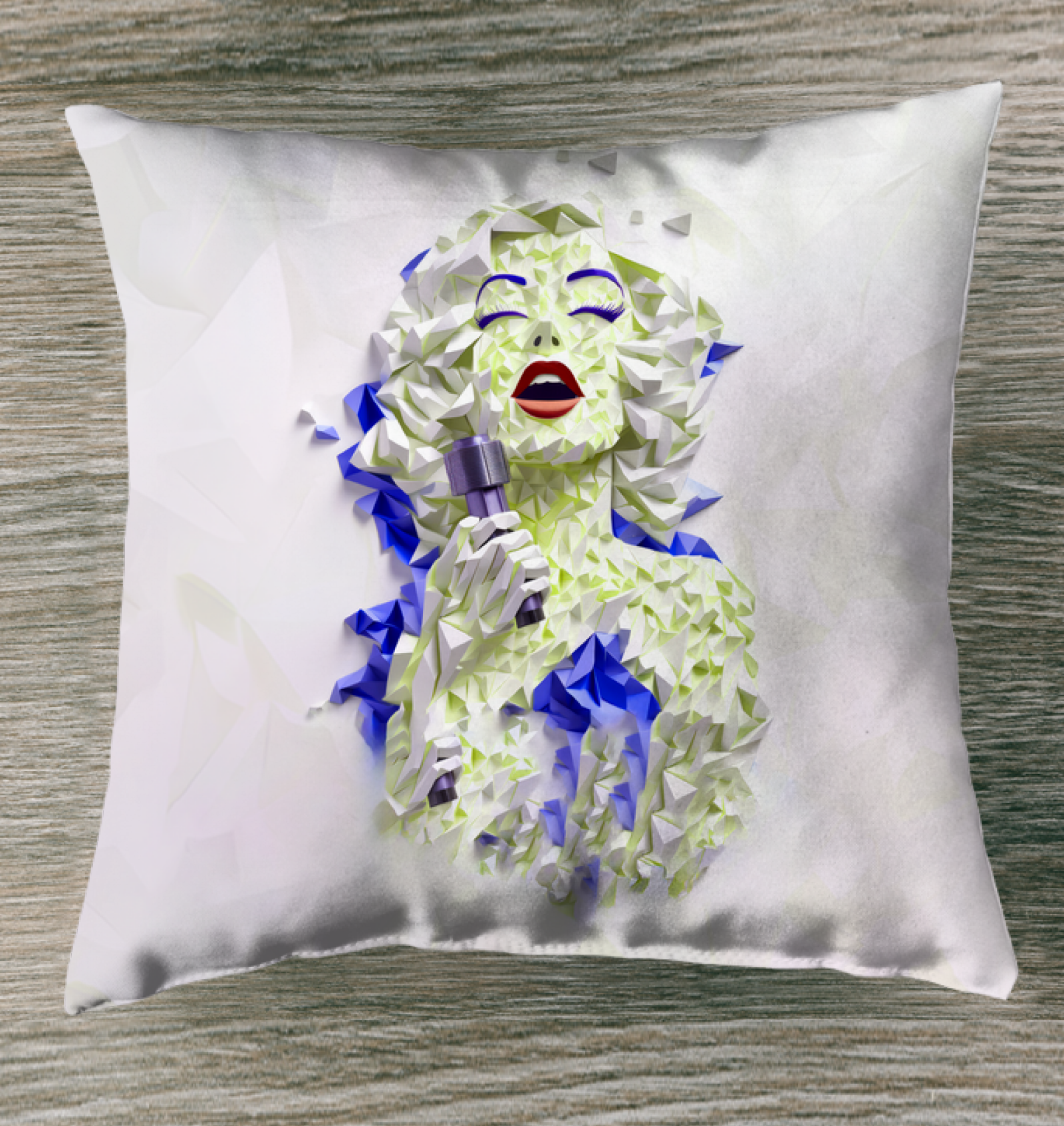 Elegant indoor pillow featuring Mystic Labyrinth artwork for stylish comfort.