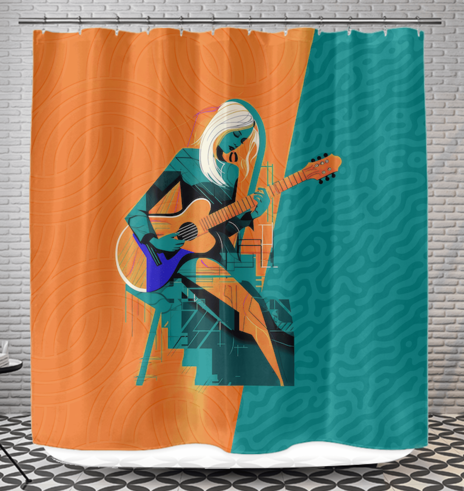 Couture Runway Splendor Shower Curtain - Beyond T-shirts