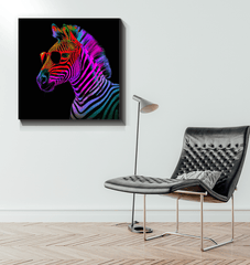 Zebra Harmony Canvas Print - Beyond T-shirts