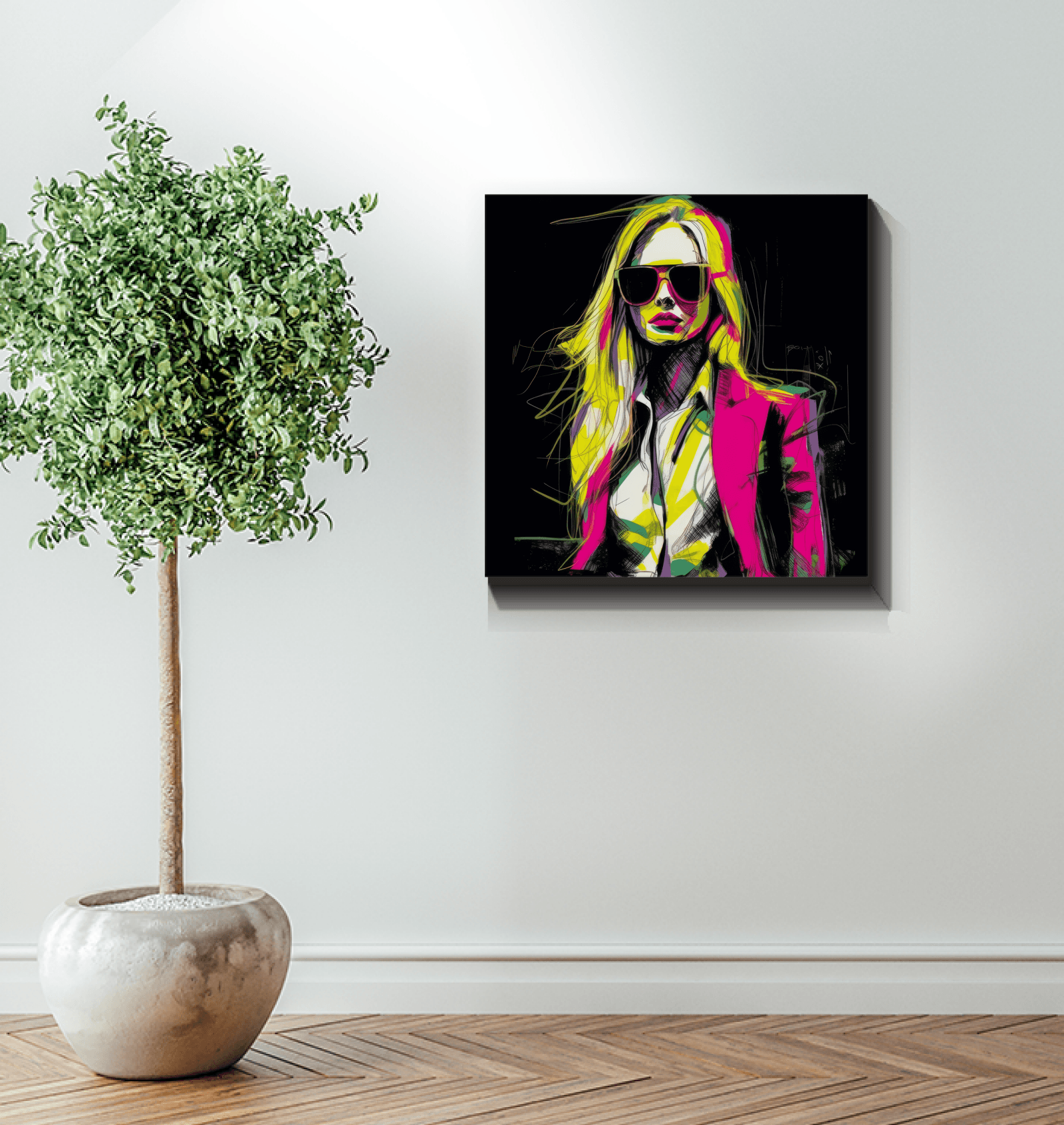 Glamour in Style Canvas Art - Beyond T-shirts