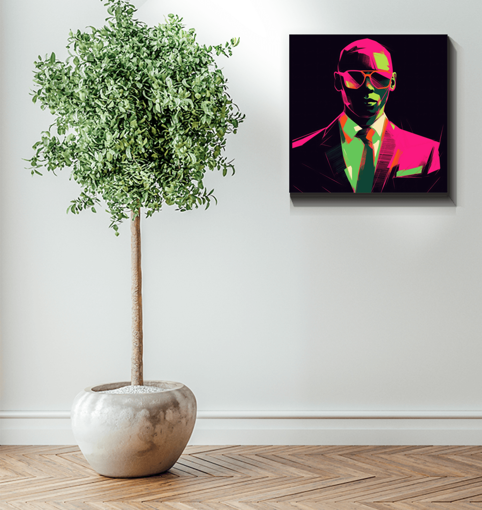 Stylish Silhouettes Canvas Art - Beyond T-shirts