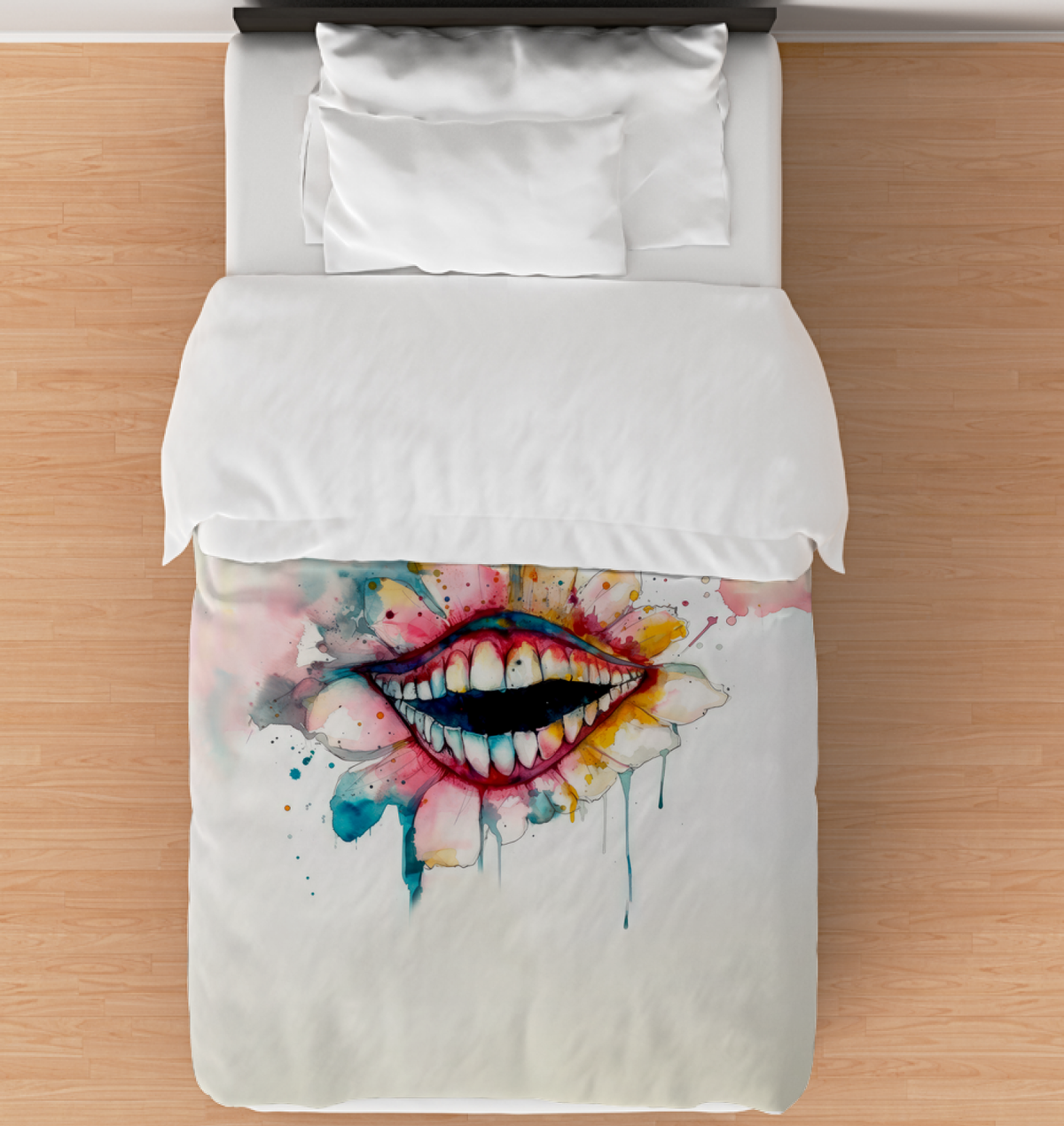 Violist’s Velvety Veil Duvet Cover