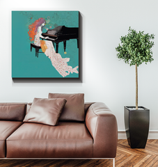Wildflower Whimsy Wrapped Canvas - Home Decor Inspiration