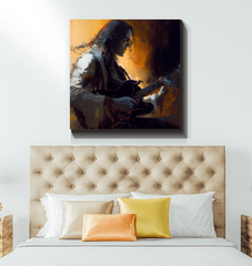Guitar Harmony - Contemporary Music Canvas - Beyond T-shirts