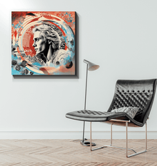 Surfing Essence Canvas Art - Beyond T-shirts