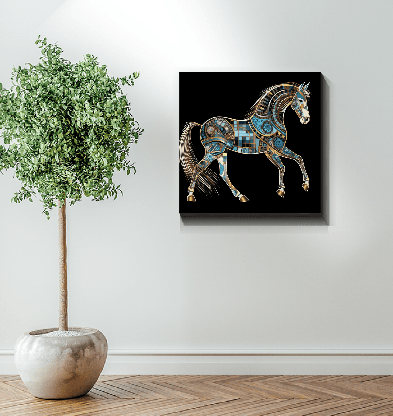 Majestic Horse Mountain Silhouette - Beyond T-shirts